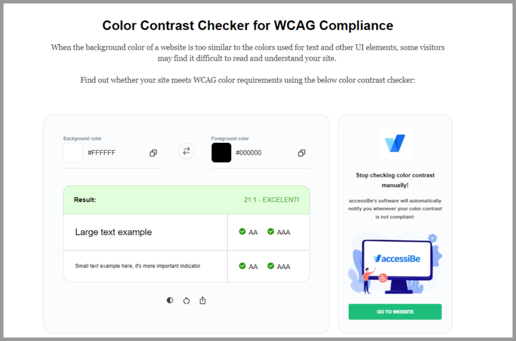 How to Ensure ADA Color Compliance For Your Website